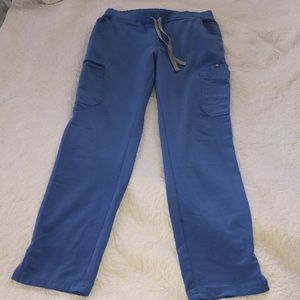 Figs Yola ceil blue scrub bottoms sz XS